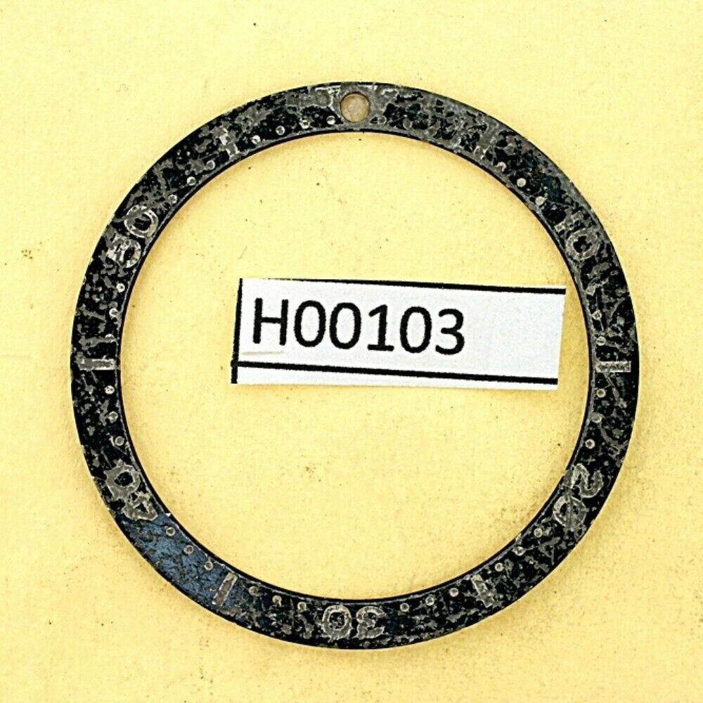 USED VINTAGE SEIKO BEZEL INSERT FOR 7002 6309 7040 7290 6306 DIVE WATCH H00103