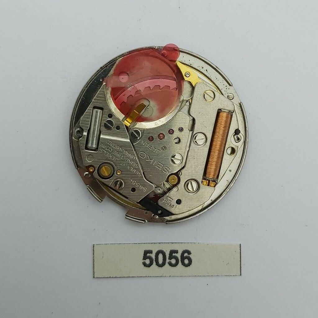 USED RARE WORKING SEIKO CAL 6458 6020 MOVEMENT DIAL HANDS JDM