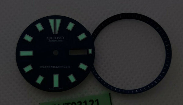 NEW AF SEIKO BLUE DIAL MINUTE TRACK SET 6309 7290 7040 SUPERLUME WATCH BVT04121