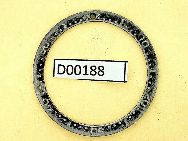 USED VINTAGE SEIKO BEZEL INSERT FOR 7002 6309 7040 7290 6306 DIVE WATCH D00188