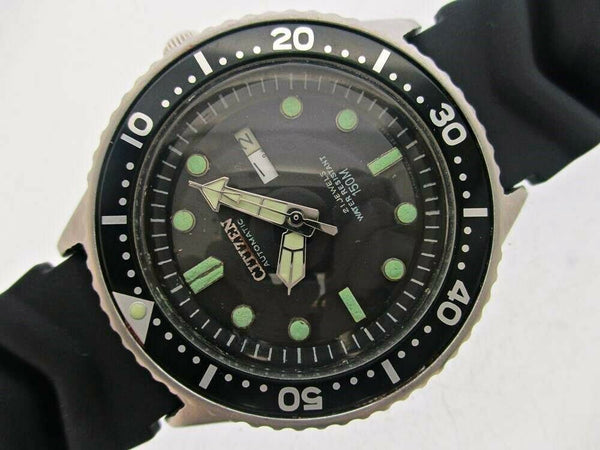 PROJECT TO FIX CITIZEN MENS 51-2273 SS AUTO DAY DATE 0080038 EU SHIP WATCH NR