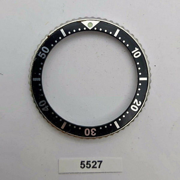 USED SEIKO MENS BEZEL WITH INSERT FOR 7s26 0020 SKX007 WATCH BVT05527